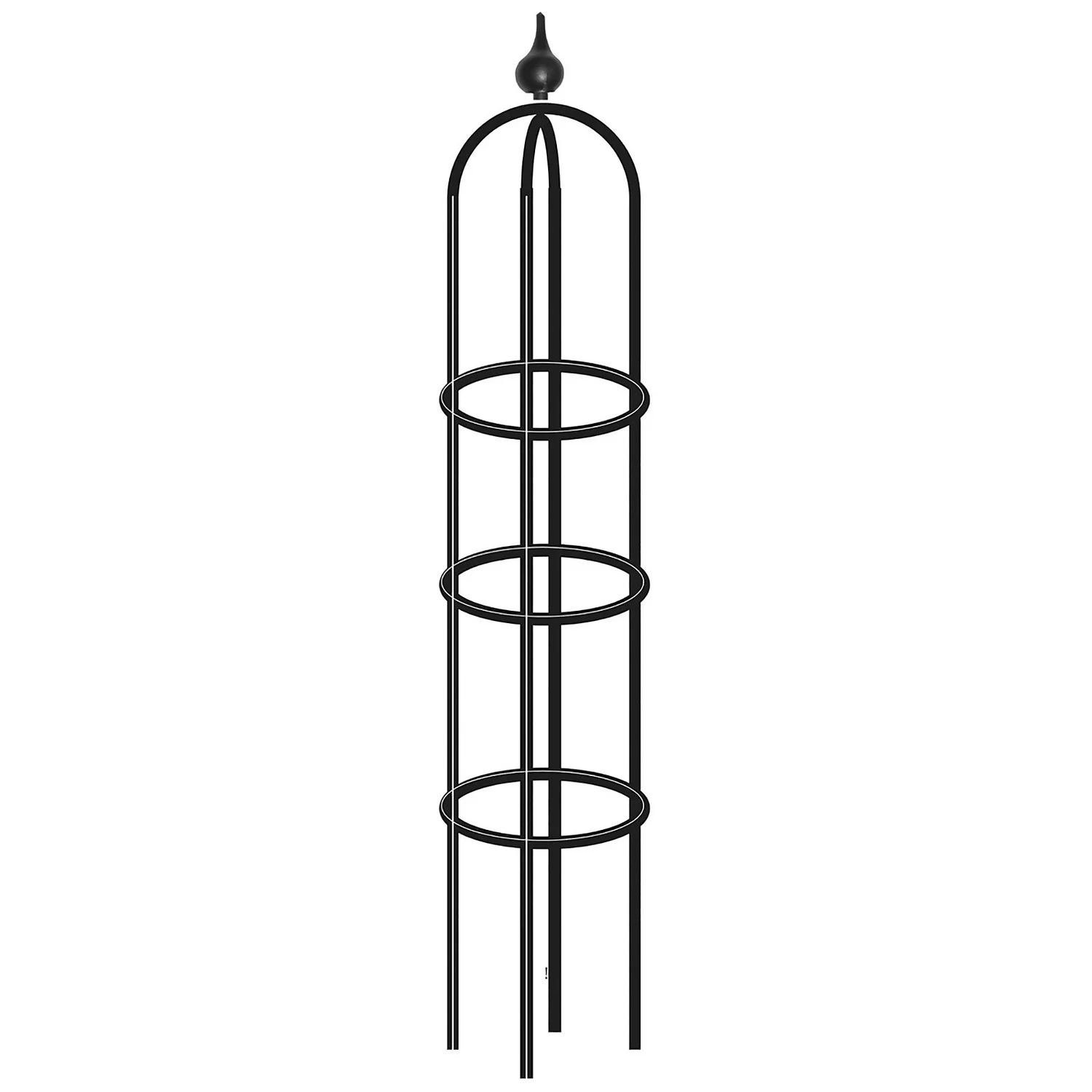 Agriframes Decorative Garden Obelisk 2m - Stone